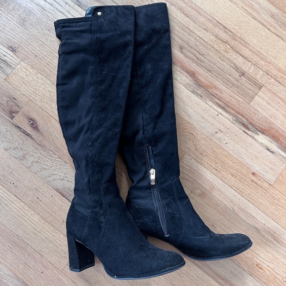 Liz Claiborne Black Over-the-Knee Boots Size 6 Great condition - Picture 2 of 4